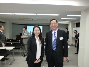 一般社団法人日本コンピュータシステム販売店協会の松波専務理事とのお写真